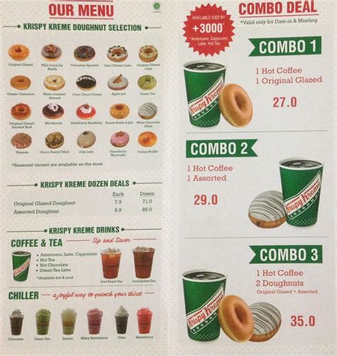 krispy kreme pitx|Menu at Krispy Kreme .
